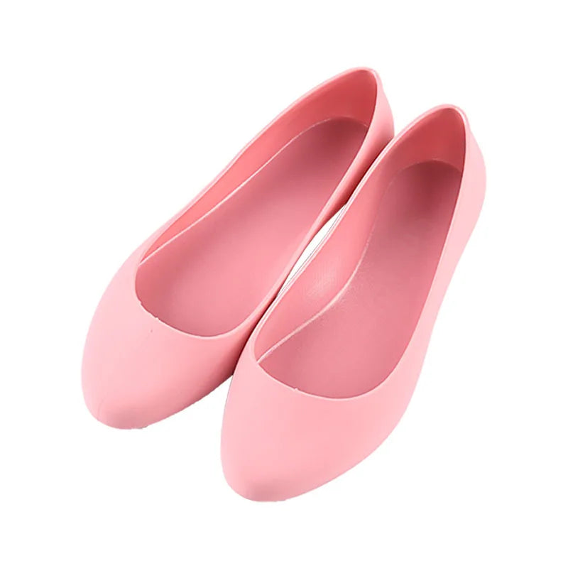 New ladies sandals soft pvc plastic flat non-slip women flat shoes 2022