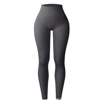 Thread Knited Leggings Frauen Nahtlose Dünne Strumpfhosen Gym Training Laufen Hohe Taille Hüfte Heben Hohe Elastische Yoga Fitness Hosen.