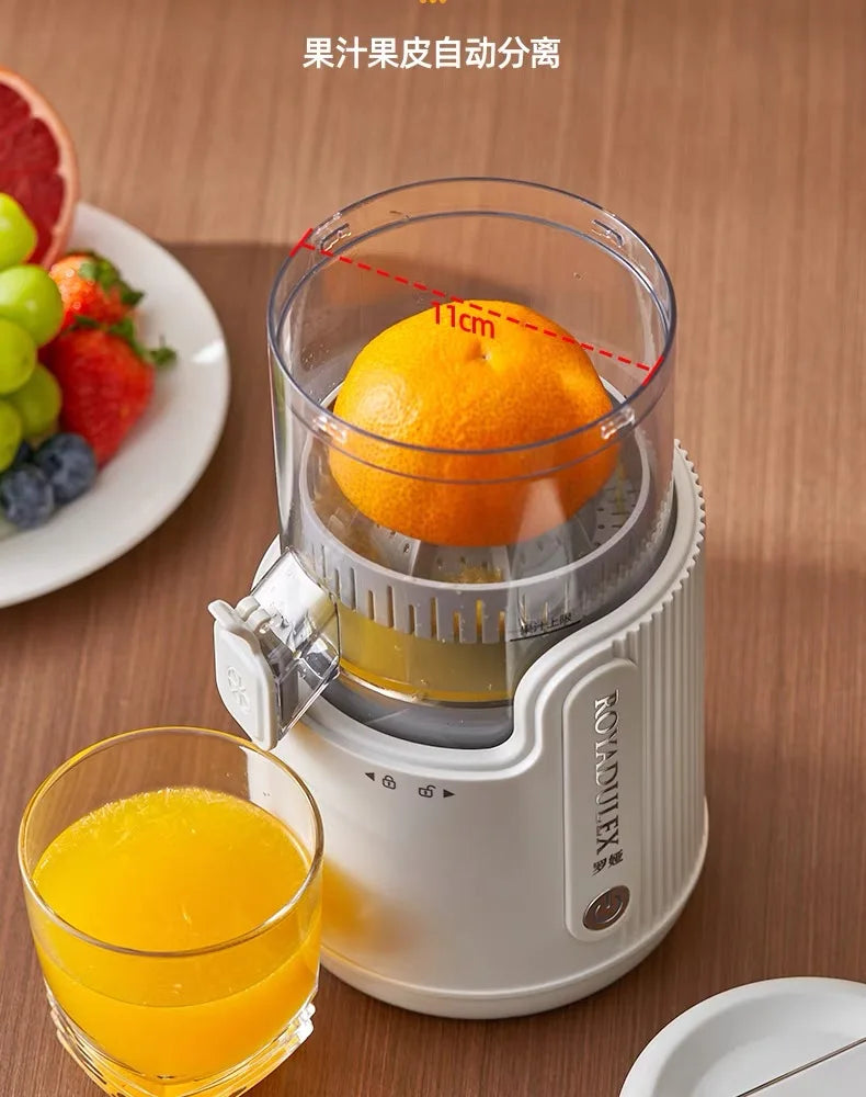 Juicer Separation Household Fully Automatic Multifunctional Small Electric Portable Orange Juice Press.