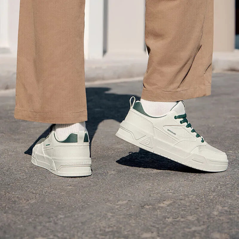 361 Degrees Men's Board Shoes Spring New Casual Versatile Thick Soled Leather Comfortable Trendy Durable Male Sneaker 672516615.