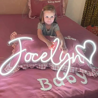 Customizable Led Name Sign Gift for Kid Custom Name Signs Teenage Gift Neon Sign for Wall Decor Bedroom Decor Personalized Gifts.