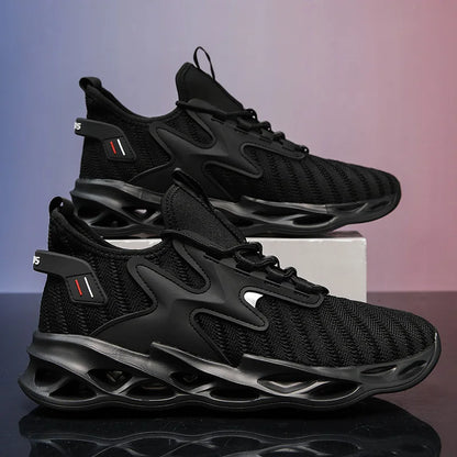 YRZL Sports Shoes Men Mesh Breathable Athletic Sneakers Lightweight Soft Sole Comfortable Walking Running Shoes for Men Non Slip.