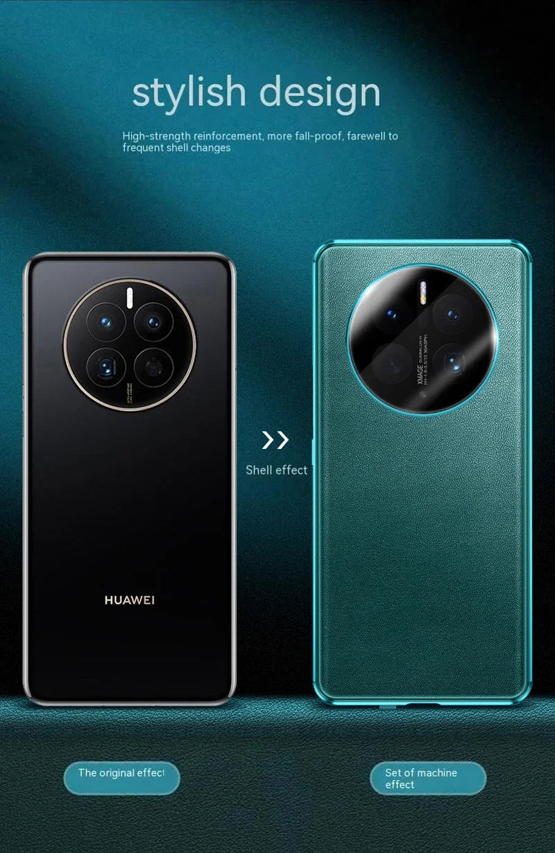 Luxury Leather Glass 360° Cover for Honor Magic 6 7 Pro HD Shockproof Bumper Phone Case Funda for Honor Magic 6 5 4 Lite 5G.