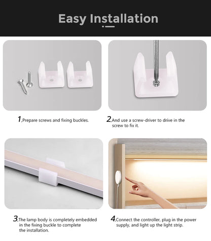 DC5V USB Touch Sensor dimmbar und Hand Sweep Schalter Cob Licht LED Streifen Neon Silica Gel Band wasserdichte Hintergrund beleuchtung DIY nach Hause.