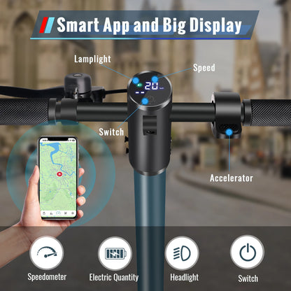 350w Electric Scooter With ABE App 36v Lithium Battery Scooters 20km/h 35km Long Range 10 Inch Tire For Adults Escooter For DE.