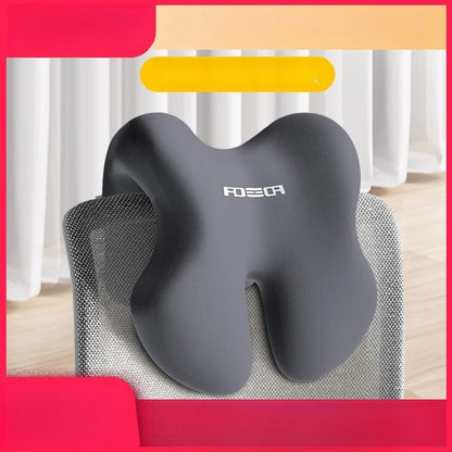 Memory Foam Office Chair Head Support Pillow for Computer Chairs Adjustable Headrest Nap Pillow for Sleeping & Working Removable.