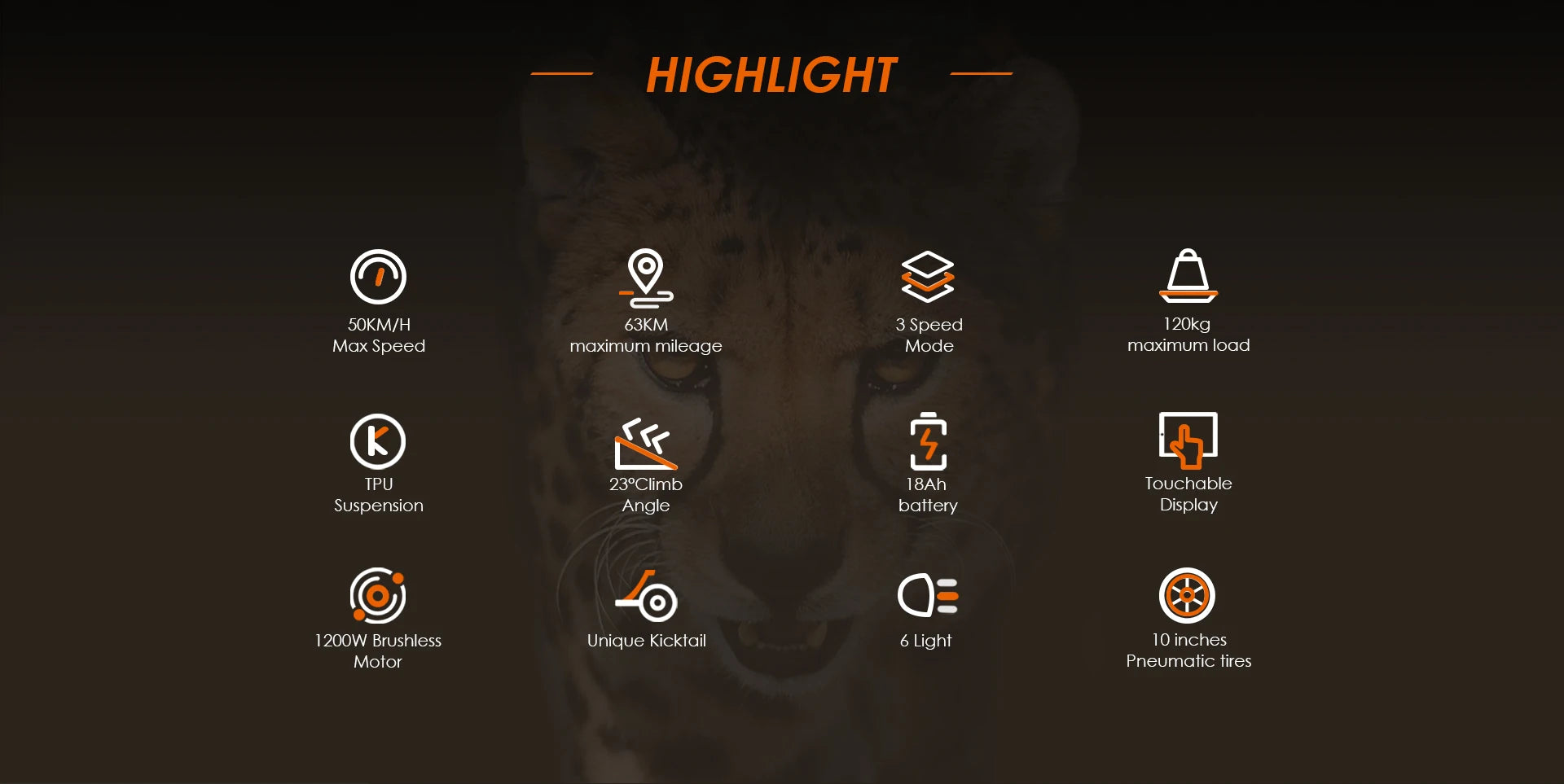 Kukirin G3 Adult Foldable Electric Scooter Powerful Wheels 1200W 52V18AH Electric Scooter.