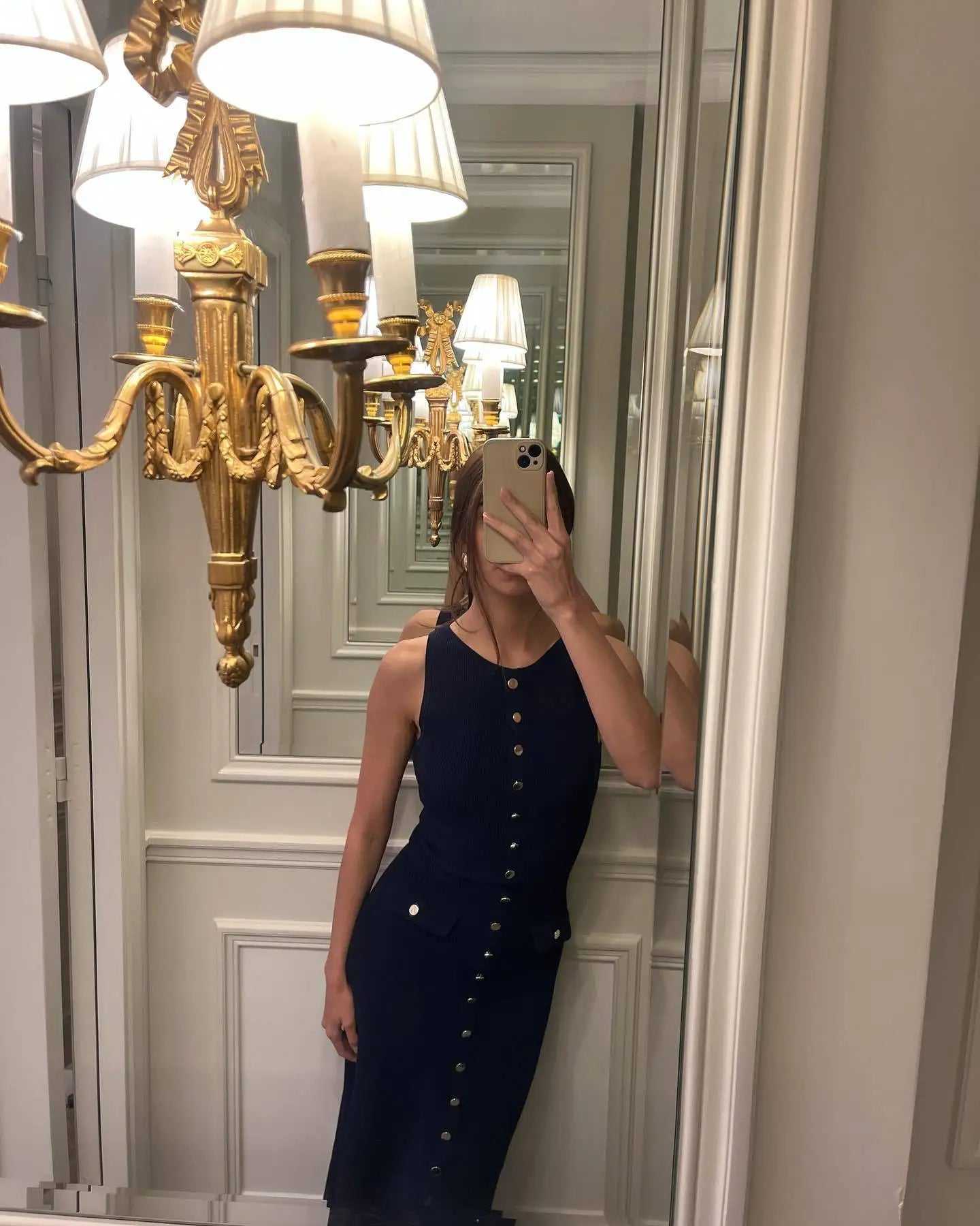 Tossy Strick-Maxikleid mit gerippter Strickjacke, weiblich, hohe Taille, schlanke Tasche, ärmellos, elegantes Partykleid, Damen-Strickwaren, langes Kleid