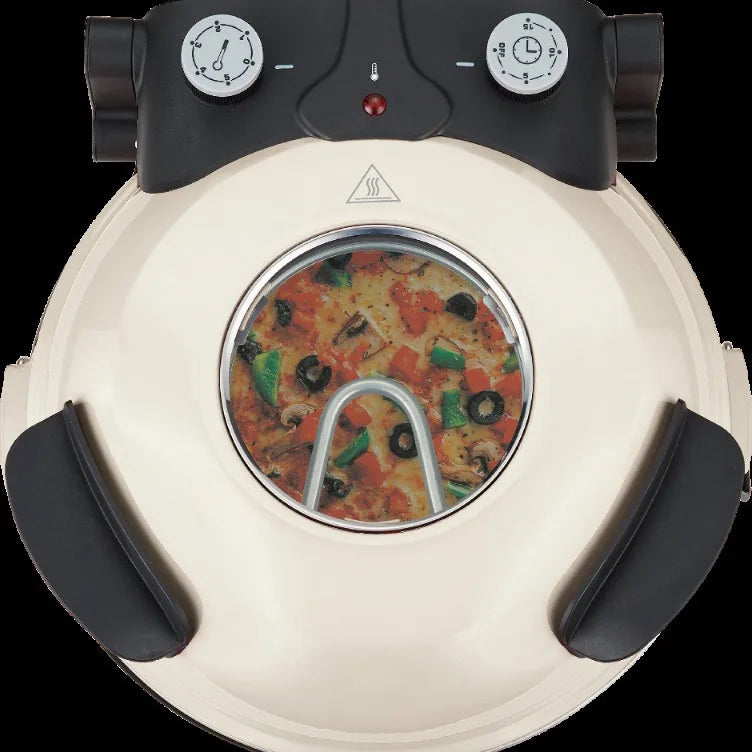 Transparentes Beobachtungsfenster, Pizzaofen, 30,5 cm, individuelle Pizzamaschine, schnelle Erwärmung, DIY, multifunktional