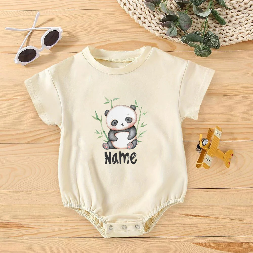 Personalisierter Regenbogen mit Namen Bubble Strampler Säugling Dschungel Geburtstag Party Kleidung Baby Übergroßer Body Niedlicher Wild One Overall.