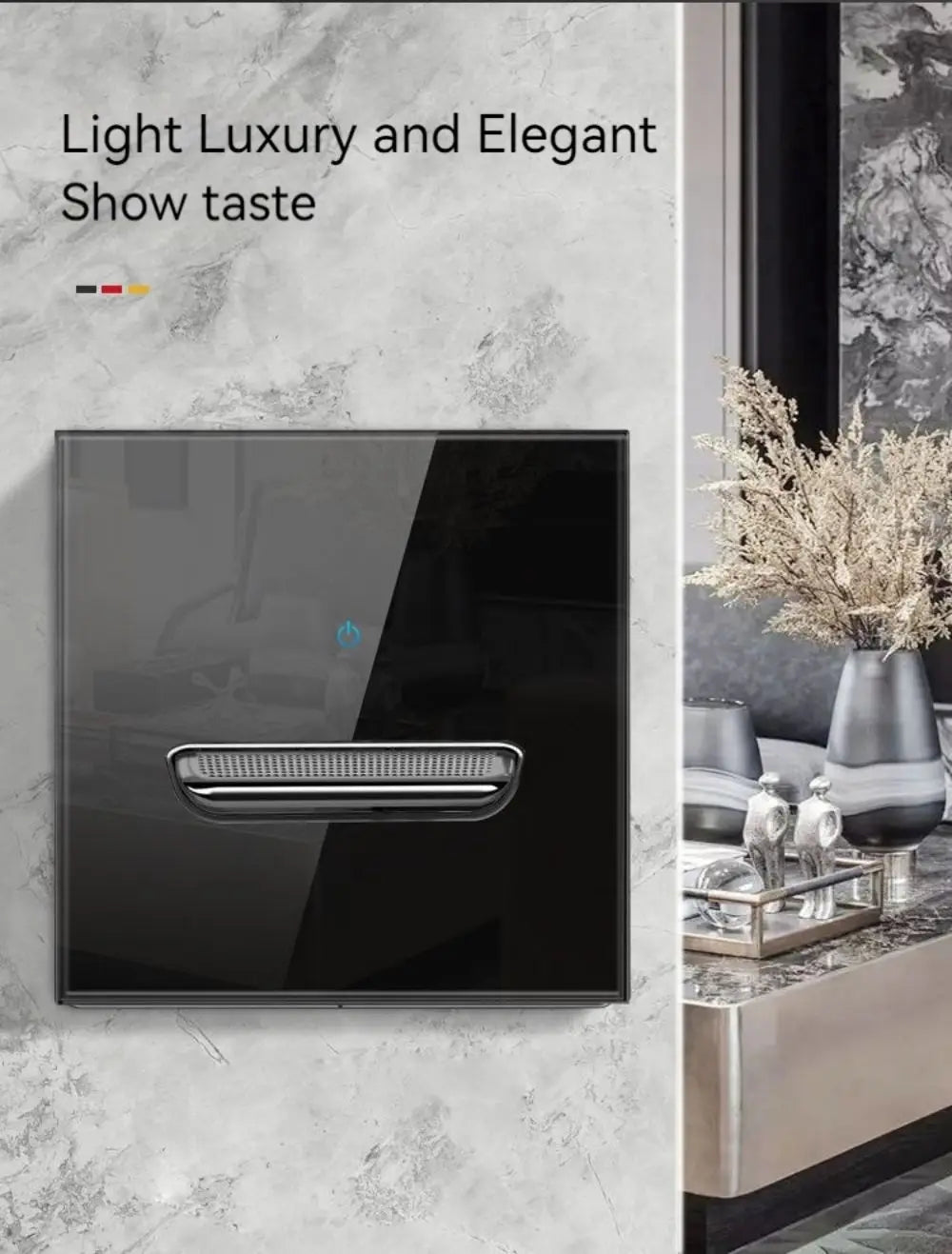 Glasscheibe Wand schalter LED europäische 16a Steckdose Retro Kippschalter eu uk Standard 2-Wege-Buchse 1-4gang USB Home Dekoration.