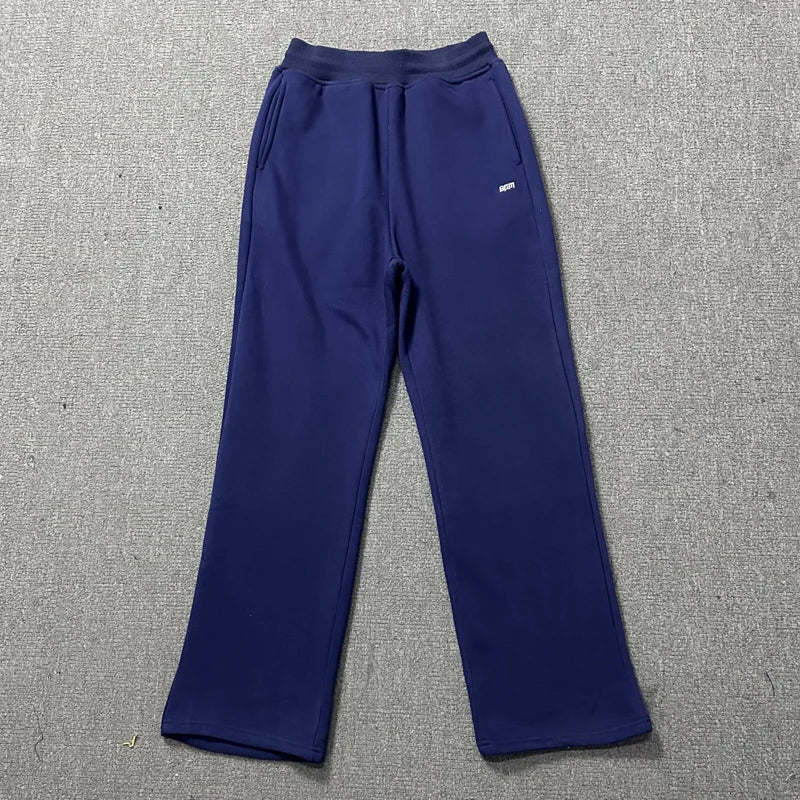 Real Photos Stock Men Women Clothing Trousers 6PM Sweatpants Daily Loose Street Hip Hop Embroidered Logo Casual Pants