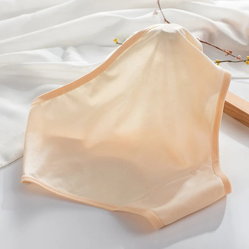 Plus Size Panties Women's Cotton Underwear Girls Briefs Solid Color Lingeries Shorts Comfortable Underpant For Woman 3XL/4XL.