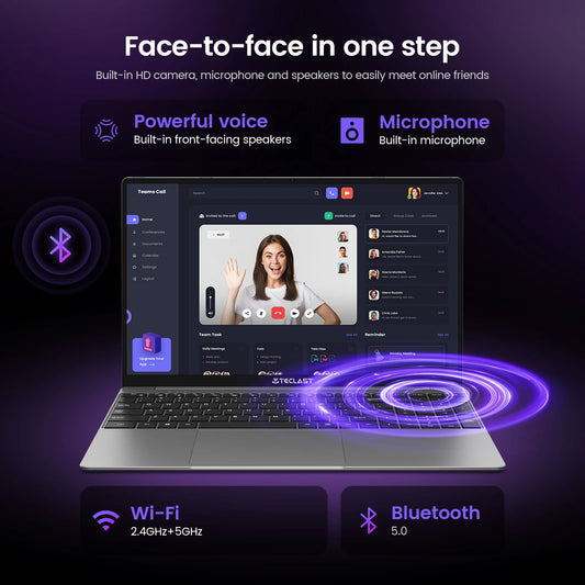 【New】Teclast F16Pro Laptop 15.6 Inch 1920X1080, 12Gb / 16Gb Ram, 256Gb / 512Gb Rom, Backlit Keyboard, for Intel N95, Mini-Hdmi.