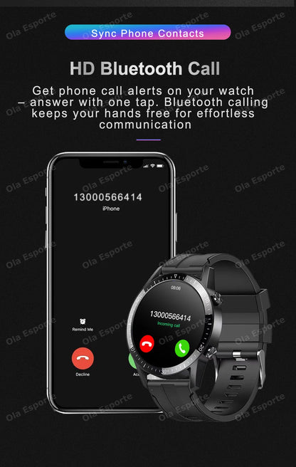 2025 NEW Smart Watch Women Men AMOLED Screen Bluetooth Call Full Touch Screen Weather Call Sports Smart Bracelet 5ATM Waterproof.
