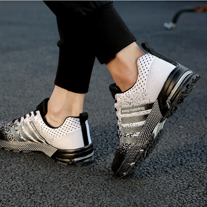 Men's and Women's Flats Fashion Casual Sneakers Couple Walking Shoes Plus Size 35-48 Breathable Fitness Running Shoes Men Shoes.