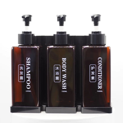 300 ml Hotel-Seifenspender zur Wandmontage, nachfüllbarer Shampoo- und Spülungsspender, für Badezimmerbedarf, Hotelparty