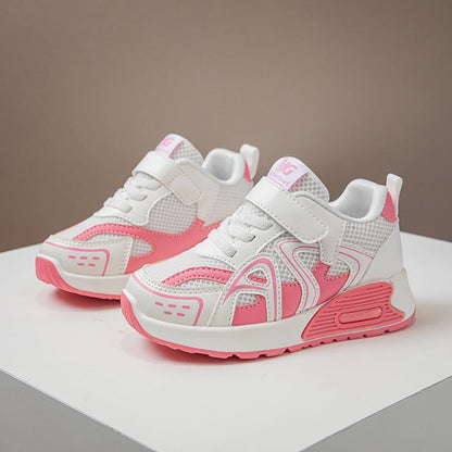 Autumn Children's Sport Shoes PU Leather Teenager Kid's Sneakers Anti-slippery Trend Fashion Girl's Sneakers Boy Running Shoes.