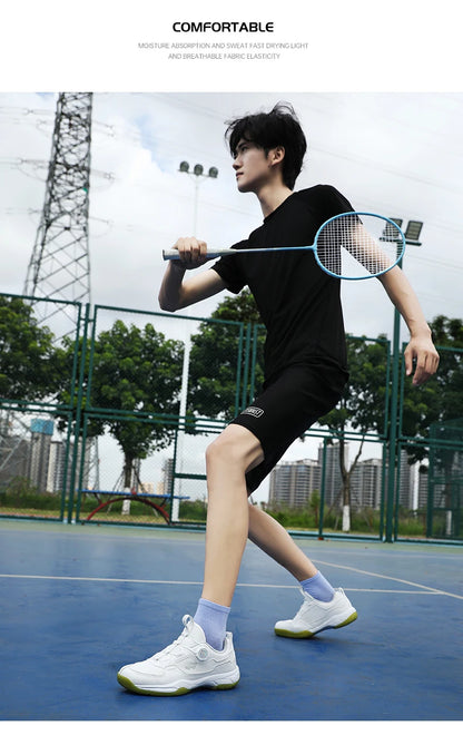 New Men Professional Badminton Shoes Sports Shoes Ping Pong Lightweight Indoor Sport Tennis Training Sneakers Volleyball Shoes.