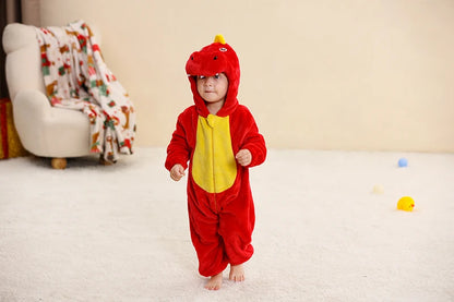 MICHLEY Winter Baby Strampler Mit Kapuze Flanell Cosplay Kleinkind Infant Kleidung Insgesamt Bodys Overall Kostüm Für Kinder Mädchen Junge