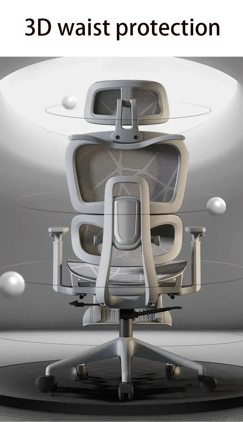 Verstellbare ergonomische Rückenlehne, Video-Gaming-Computerstuhl,