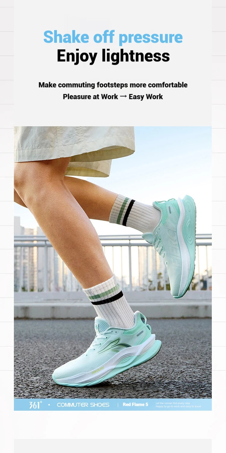 361 Degrees Fierce 5 Men Running Shoes New Soft Breathable Rebound Non-slip Shock-absorber Wear-resistant Male Sneaker 672522218.