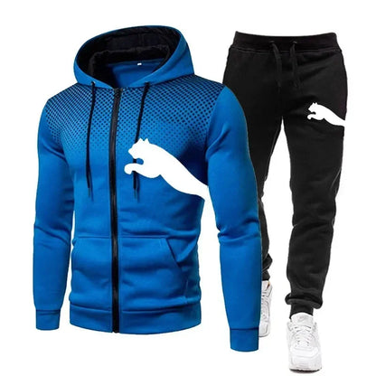 2025 Men's Autumn/Winter Hoodie Set, men's fashion autumn/winter designer clothing, hoodie + long pants set, jogging sportswear.