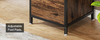 Tribesigns Computertisch mit 3 Schubladen, 59-Zoll-PC-Schreibtisch mit umkehrbaren Schubladen, Arbeitsplatz für industrielle Arbeitszimmer-Schreibtisch