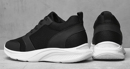 Men Elevator Shoes Height Increase Sneakers Shoes for Men 10cm Sports Casual Shoes Invisible Inner Heightening Shoes for Men 8cm
