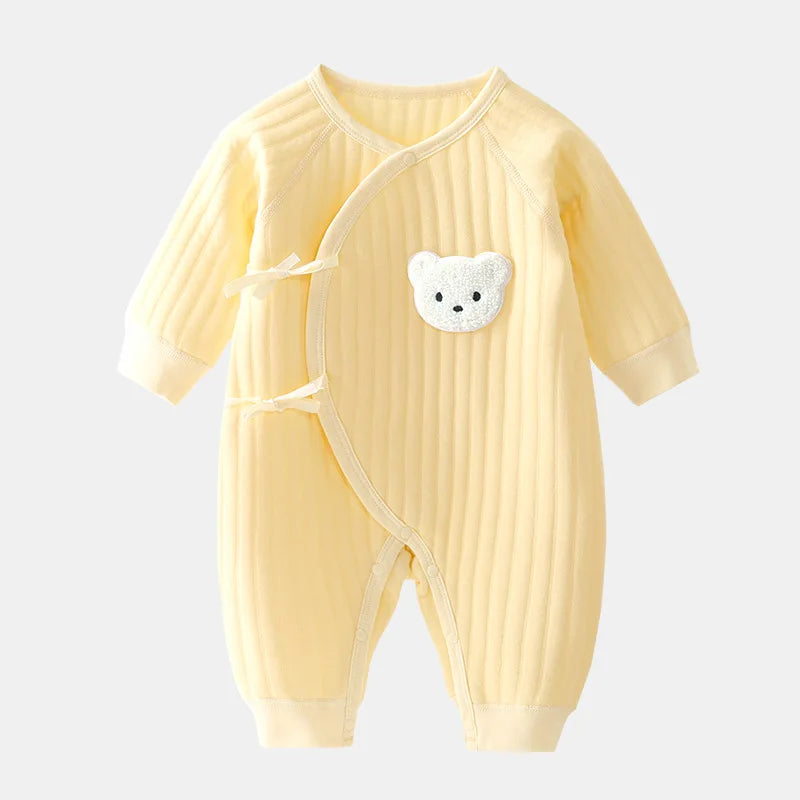 Jungen Mädchen Body Neugeborenen Winter Onesie Kleidung Baumwolle Kleinkind Hause Tragen 0-6M Verdickte Frühling und Herbst Kleidung.