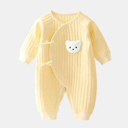 Jungen Mädchen Body Neugeborenen Winter Onesie Kleidung Baumwolle Kleinkind Hause Tragen 0-6M Verdickte Frühling und Herbst Kleidung.