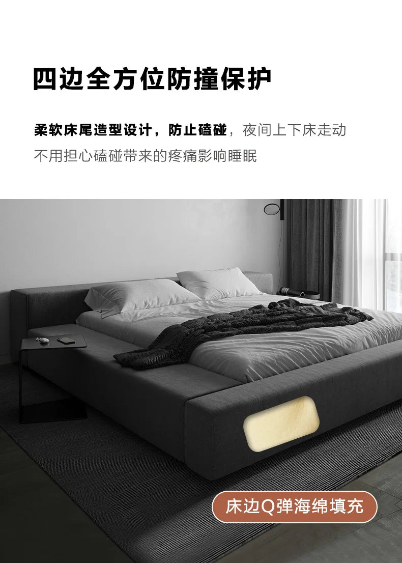 Rahmen Queen-Size-Betten Doppel Ästhetisch Schlafen King Bett Basis Kinder Cama De Lujo Para Dormitorio Möbel Dekoration