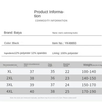 Herren-Aloe-Hosen, sportliche Shorts, zweilagige Badehose: schnell trocknend, stilvoll und bequem für Strand, Pool und heiße Quellen