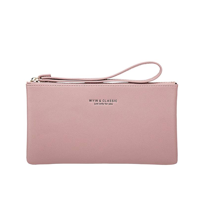 MIYIN Women's Purse long ultra-thin credit card bag minimalist zero purse thin large capacity zipper hold bag handbag purse girl