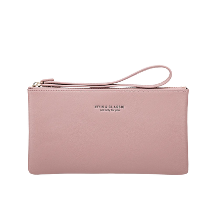 MIYIN Women's Purse long ultra-thin credit card bag minimalist zero purse thin large capacity zipper hold bag handbag purse girl