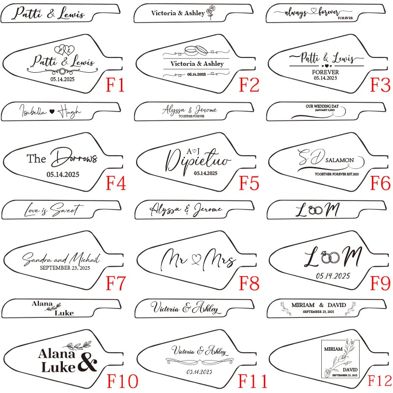 Personalised Wedding Cake Knife Shovel Custom Bride Gift Gold/Silver Cutting Server Set Engraved Birthday Party Cake Dinner Deco.