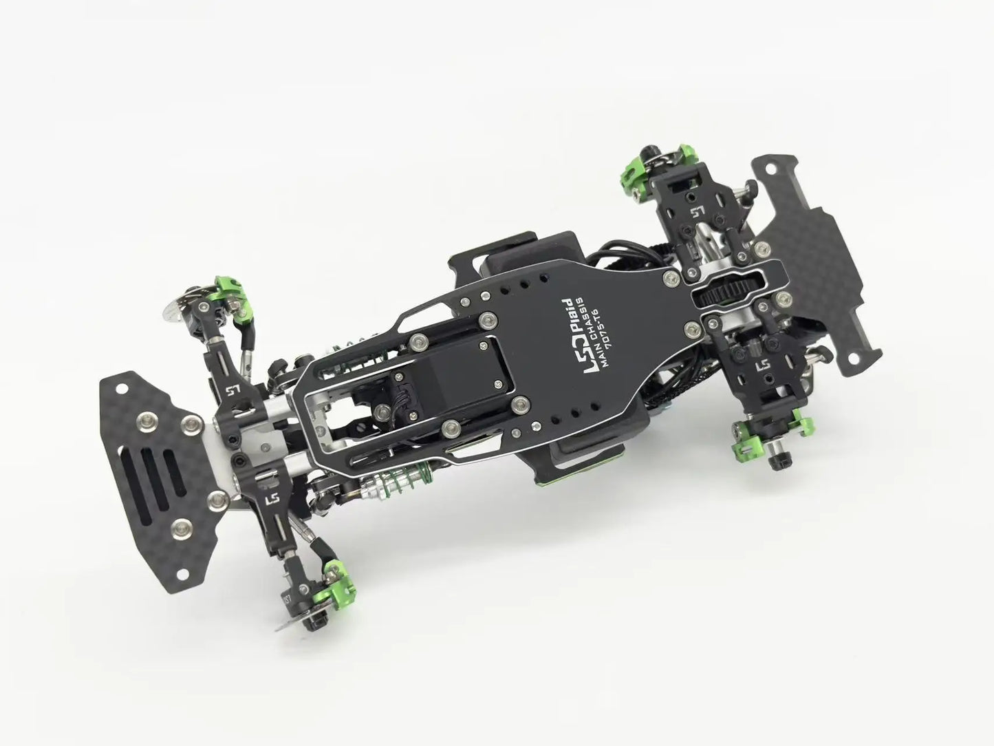 LSD Plaid RC Mini Car 1/24 RC Drift Mosquito Car  Frame KIT Lightweight Electric Remote Control Drift Model Toy Holiday Gift