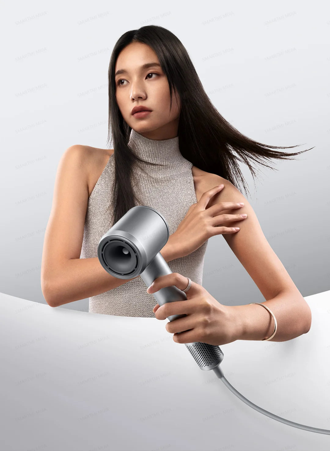 XIAOMI MIJIA High‑Speed Hair Dryer Pro,110k RPM,70 m/s Air,8 Airflow Modes,50 °C Constant Temp,200M Ions,CN Version With Ada.