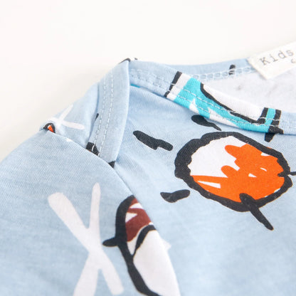 Sanlutoz Kurzarm Baby Jungen Mädchen Sommer Bodys Baumwolle Kleinkinder Kleidung Onesies Niedlichen Cartoon Druck