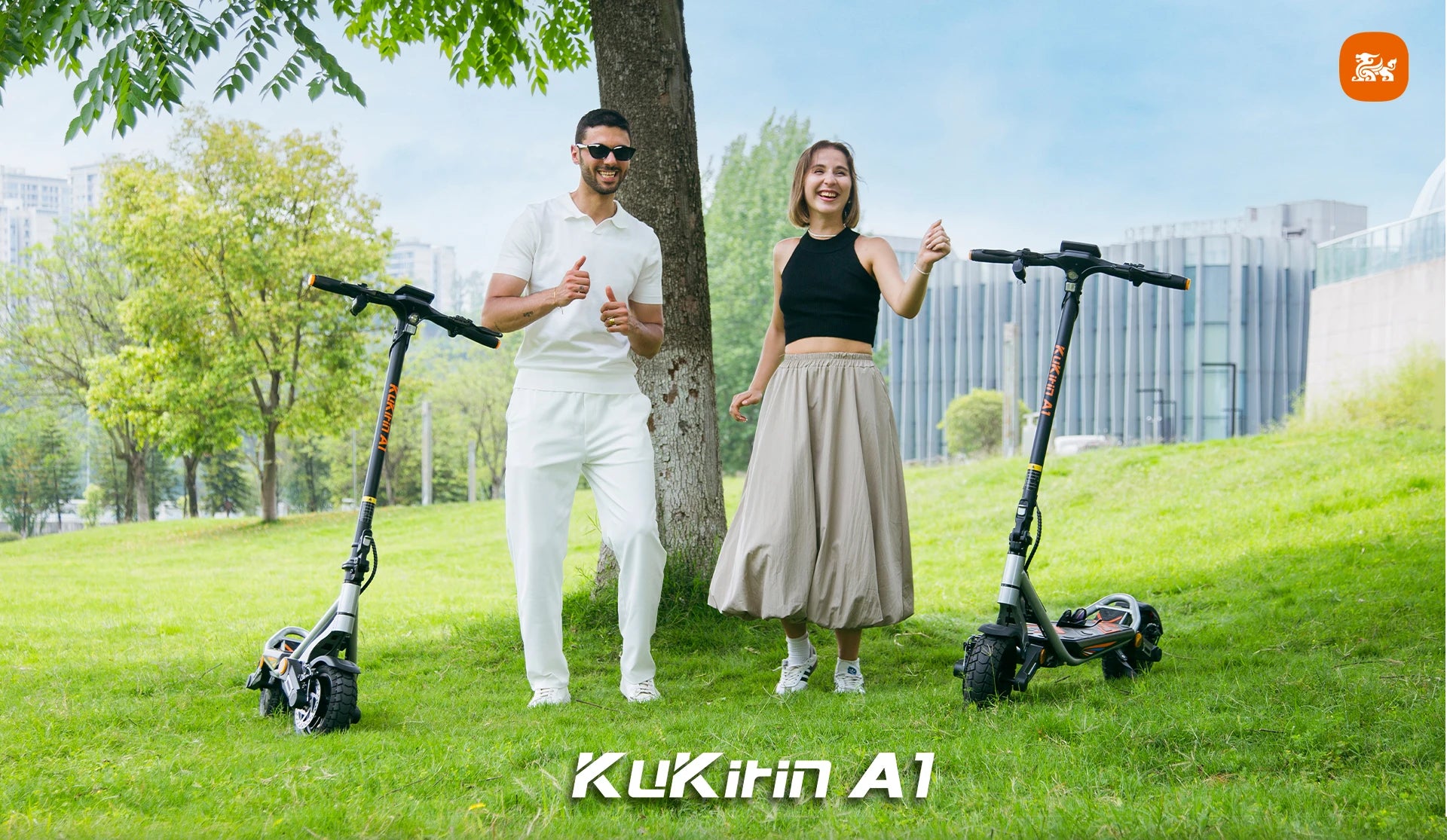 Kukirin A1 Adult Electric Scooter 800W Motor 48V 13Ah Battery Foldable Electric Scooter 10 Inch Vacuum Tires Electric Scooter.