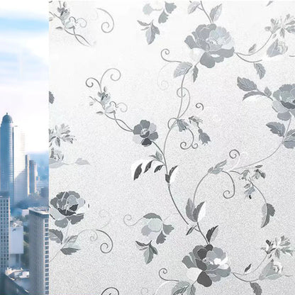 20x100cm Static Frosted Window Film Privacy Sticker For Bathroom Opaque Translucent Light Control Adhesive Glass Covering.