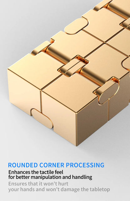 Magic Cube Stress Relief Toy Infinity Cube Portable Educational Toys Decompress Relax Toys for Children Adults Christmas Gift.