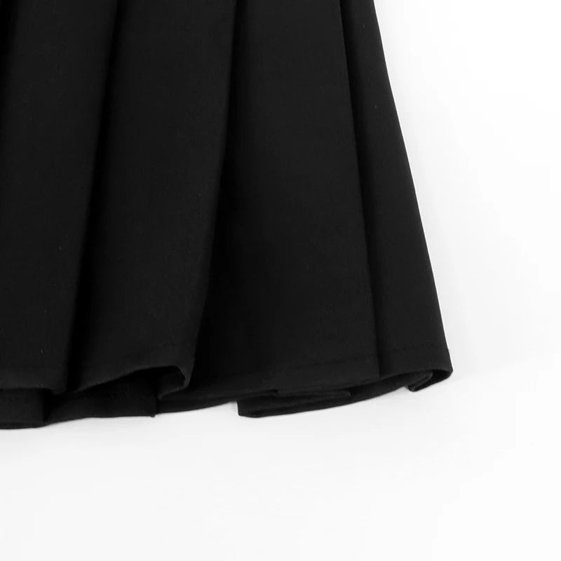 Sexy Mini Skirt Women New Summer Black Fashion Zipper Partywear Casual Slim Pleated Skirt Elegant Versatile Sexy Female Skirt.