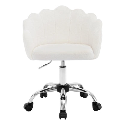 WOLTU Höhenverstellbarer, ergonomischer Schreibtischstuhl, Drehstuhl mit Rollen, Gaming-Schminkstuhl, Lordosenstütze für das Heimbüro