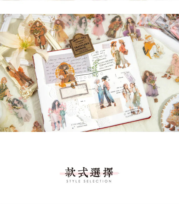 60 stücke/1 Los kawaii Briefpapier Aufkleber Streifzug Talk Junk Journal ing dekorative mobile Scrap booking für Aufkleber Sammelalbum.