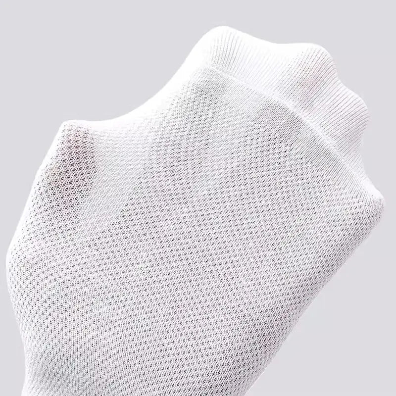 10 Pairs Men's Breathable Mesh Summer Short Socks, Sports Versatile Cotton Socks at Discount Price Sports and Casual Wear.