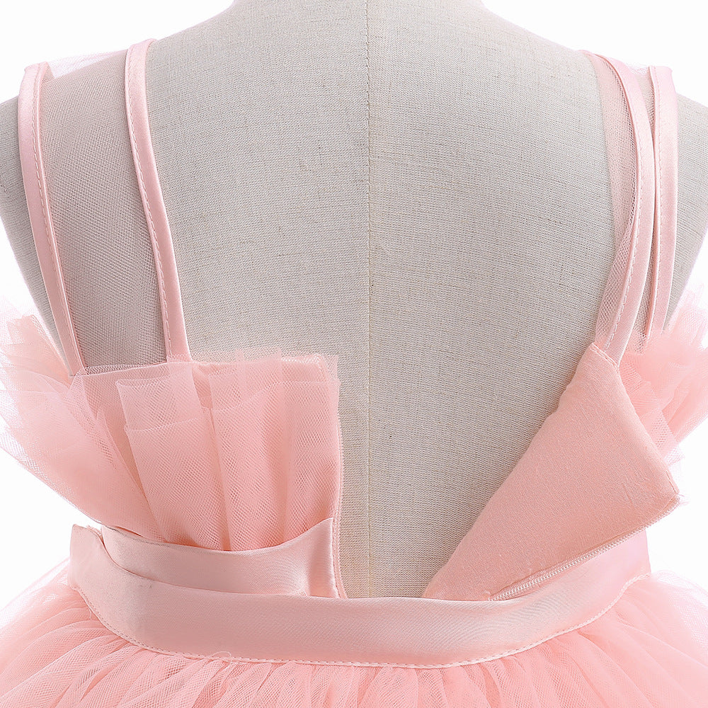 Formelle Abendkleider für Kinder, elegante Partykleider für Mädchen, Kleider mit abnehmbarem Prinzessinnenkleid