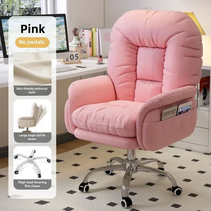 Heimcomputerstuhl, bequem, sitzend, Arbeitszimmer, Büro, Schlafsaal, Schlafzimmer, faules drehbares Sofa