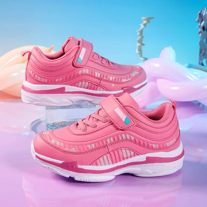 Cute Children Sneaker Girls Shoes Luxury Leather Lightweight Kids Casual Shoes Running Sports School Tennis Sneaker for Girl.