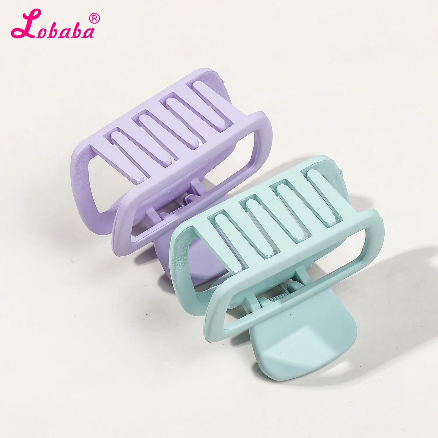 4 Pack Medium Small Hair Clips for Women, Claw Clips for Thick Thin Hair, Strong Hold Square Jaw Clips.